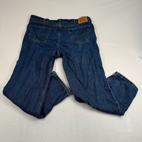 Levis 550 Straight Leg Jeans Mens Size 42X32 Medium Wash High Rise - Picture 3 of 15